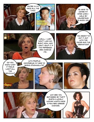Illustration for article titled Comic Confrontations: Judge Judy Vs. Breeders